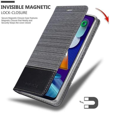 Samsung Galaxy A11 / M11 lommebokdeksel etui (grå)