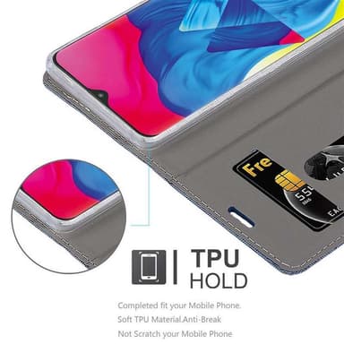Samsung Galaxy A10 / M10 lommebokdeksel etui (blå)