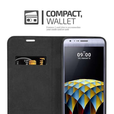 LG X CAM lommebokdeksel case (rød)