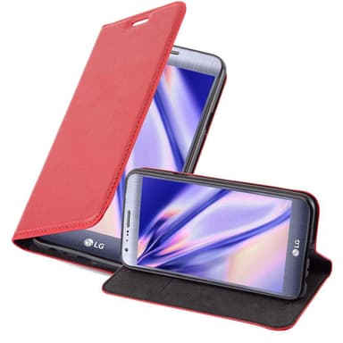 LG X CAM lommebokdeksel case (rød)