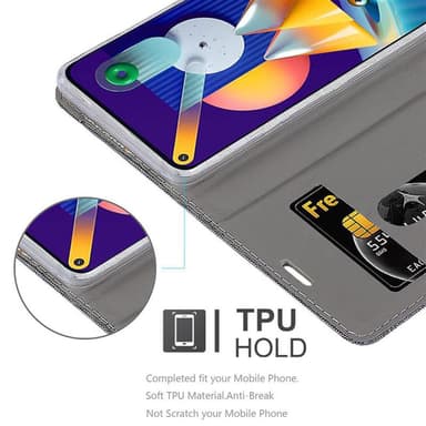 Samsung Galaxy A11 / M11 lommebokdeksel etui (grå)