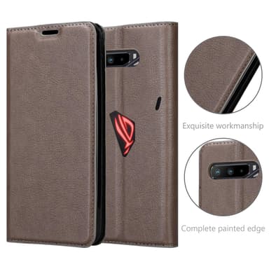 Asus ROG Phone 3 lommebokdeksel case (brun)