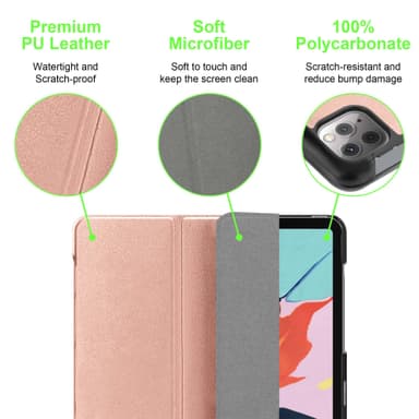 iPad PRO 11 2020 (11 tomme) deksel til nettbrett (rosa)