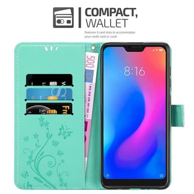 Xiaomi RedMi NOTE 6 PRO lommebokdeksel Blomster