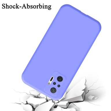 Xiaomi RedMi NOTE 10 PRO silikondeksel case (lilla)