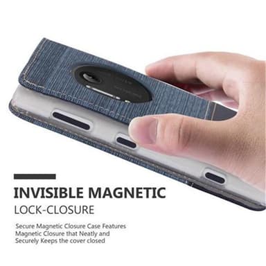 Nokia Lumia 1020 lommebokdeksel etui (blå)