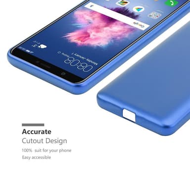 Deksel Huawei P SMART 2018 / Enjoy 7S Case Cover (blå)