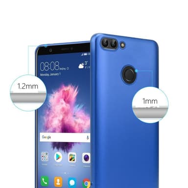 Deksel Huawei P SMART 2018 / Enjoy 7S Case Cover (blå)