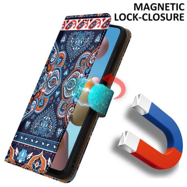 Samsung Galaxy A21s lommebokdeksel etui (blå)