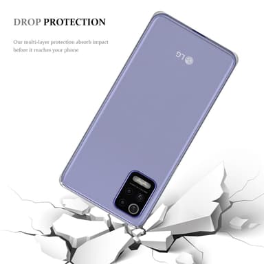 LG K52 / K62 / Q52 deksel ultra slim (gjennomsiktig)