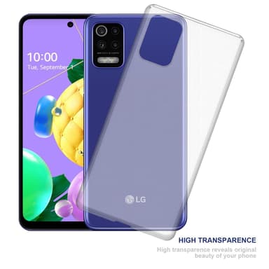 LG K52 / K62 / Q52 deksel ultra slim (gjennomsiktig)
