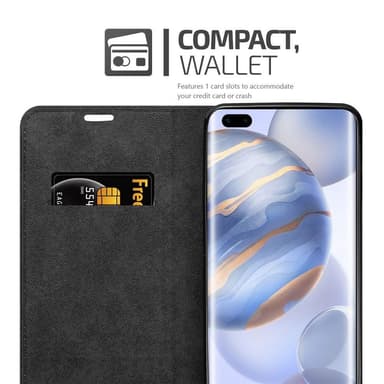 Honor 30S lommebokdeksel case (brun)