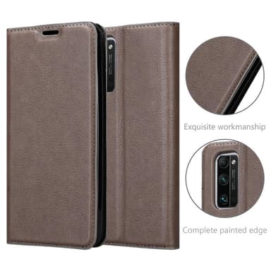 Honor 30S lommebokdeksel case (brun)