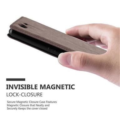 Sony Xperia Z3 COMPACT lommebokdeksel case (brun)