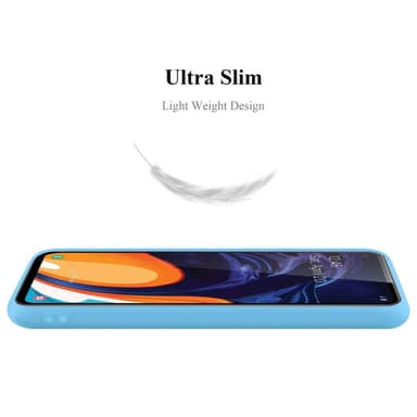 Deksel Samsung Galaxy A60 / M40 Silikon cover (blå)