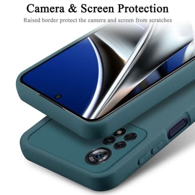 Xiaomi Poco X4 Pro silikondeksel case (grønn)