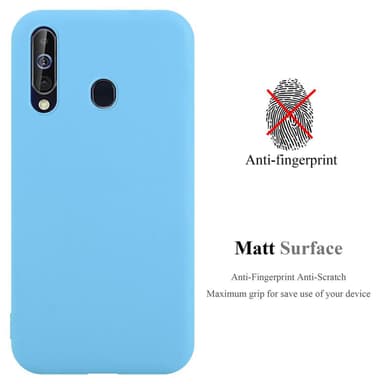 Deksel Samsung Galaxy A60 / M40 Silikon cover (blå)