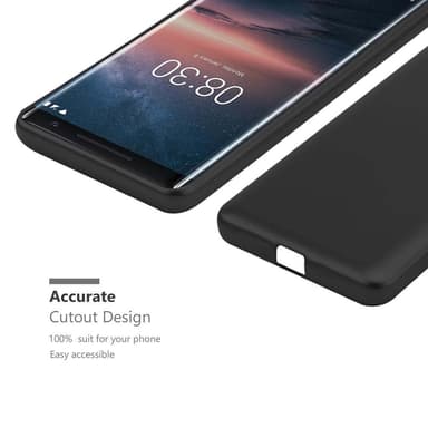 Deksel Nokia 8 Sirocco Case Cover (svart)