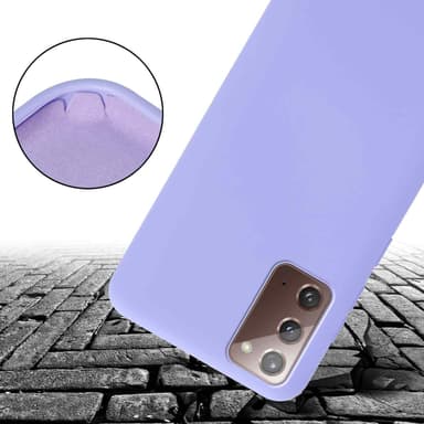 Deksel Samsung Galaxy NOTE 20 med Halskjede (lilla)