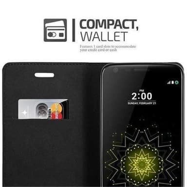LG G5 lommebokdeksel case (svart)
