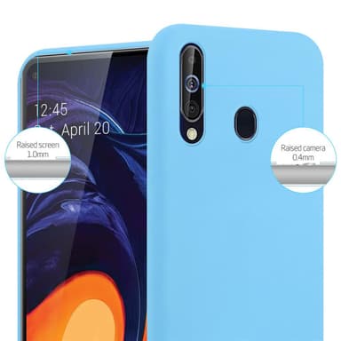 Deksel Samsung Galaxy A60 / M40 Silikon cover (blå)