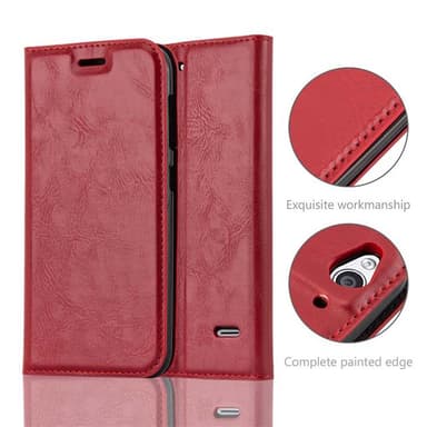 ZTE Blade S6 lommebokdeksel case (rød)