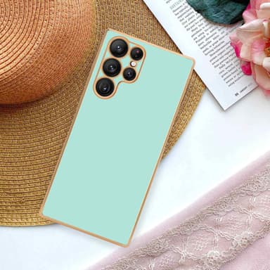 Samsung Galaxy S22 ULTRA silikondeksel case (grønn)