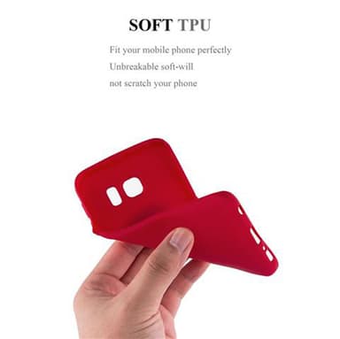 Deksel Samsung Galaxy S6 EDGE case (rød)