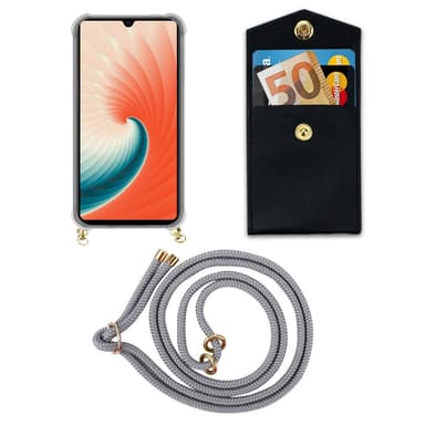 Huawei MATE 20 Deksel med Halskjede (grå)