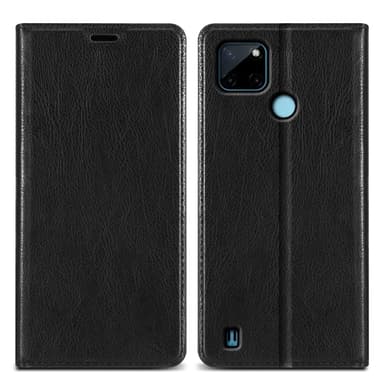 Realme C21Y / C25Y lommebokdeksel case (svart)