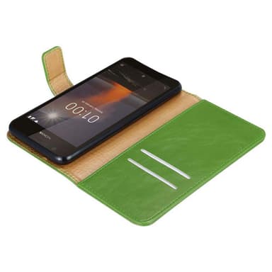 Nokia 1 2018 lommebokdeksel etui (grønn)