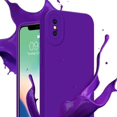 iPhone X / XS Deksel case (lilla)