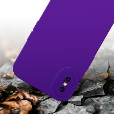 iPhone X / XS Deksel case (lilla)