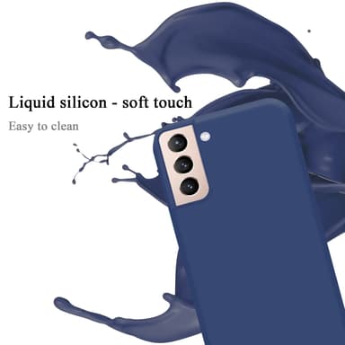 Samsung Galaxy S22 PLUS silikondeksel case (blå)