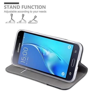 Samsung Galaxy J3 2016 lommebokdeksel etui (grå)