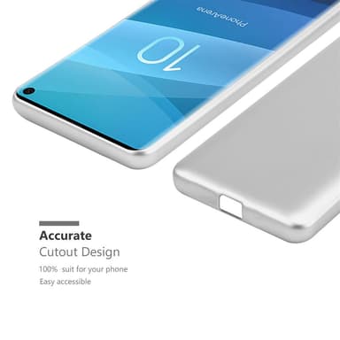 Deksel Samsung Galaxy S10 4G Case Cover (sølv)