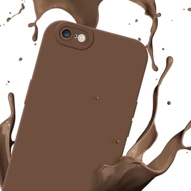iPhone 6 / 6S Deksel case (brun)