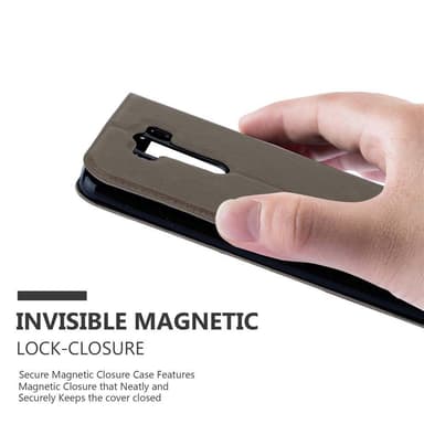 LG G3 lommebokdeksel cover (brun)