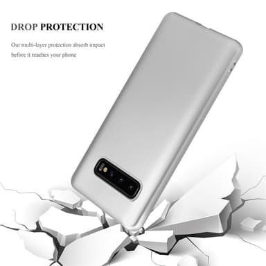 Deksel Samsung Galaxy S10 4G Case Cover (sølv)