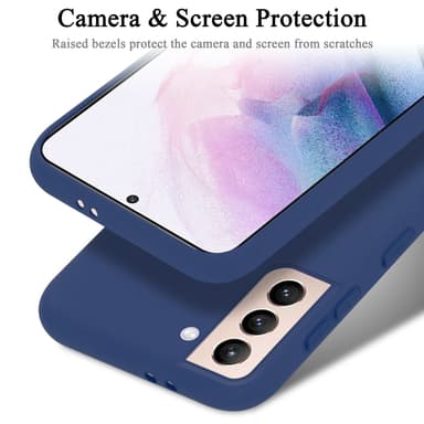 Samsung Galaxy S22 PLUS silikondeksel case (blå)