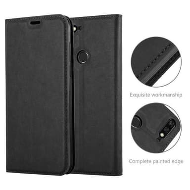 Honor 7C / Huawei Y7 2018 lommebokdeksel case (svart)
