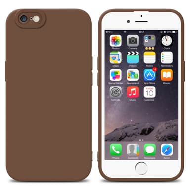 iPhone 6 / 6S Deksel case (brun)