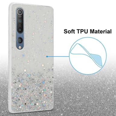 Xiaomi Mi 10 / Mi 10 PRO Silikondeksel Glitter