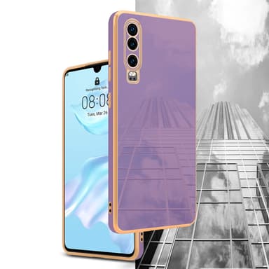 Huawei P30 silikondeksel case (lilla)