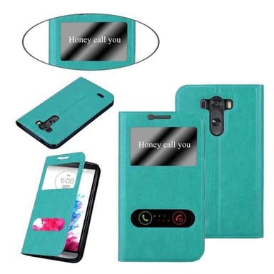 LG G3 lommebokdeksel cover (turkis)