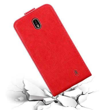 Nokia 1 2018 deksel flip cover (rød)