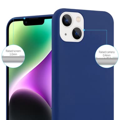 Deksel iPhone 14 Silikon cover (blå)