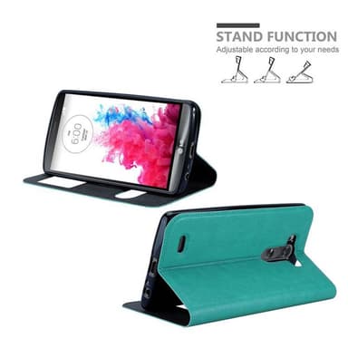 LG G3 lommebokdeksel cover (turkis)