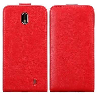 Nokia 1 2018 deksel flip cover (rød)