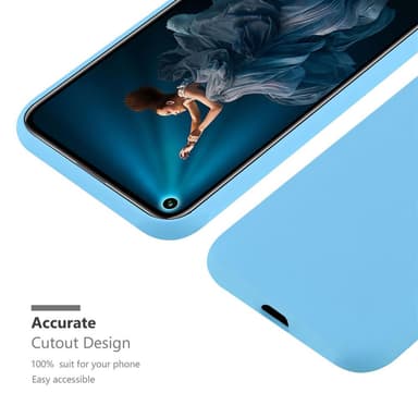 Deksel Honor 20 PRO Silikon cover (blå)